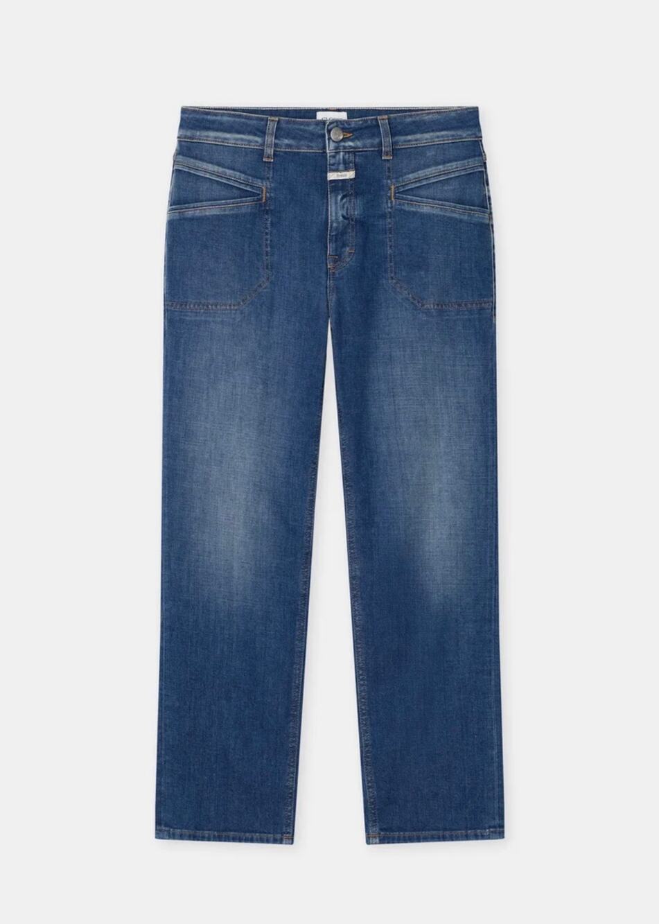 NWT Closed Mira-X Straight Jeans Medium Wash Size 25 Comfort Stretch